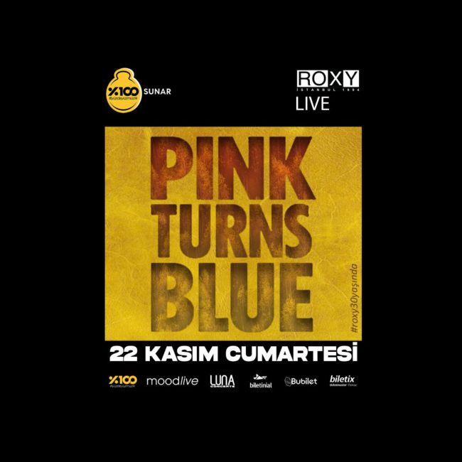 Berlinli Post-Punk Efsanesi Pink Turns Blue, Kana Kana ile Birlikte 22 Kasım’da Roxy’de!